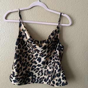 Nasty gal leopard print cami